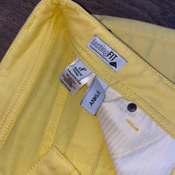 Yellow Ankle Denim Jeans - Picture 4 of 6